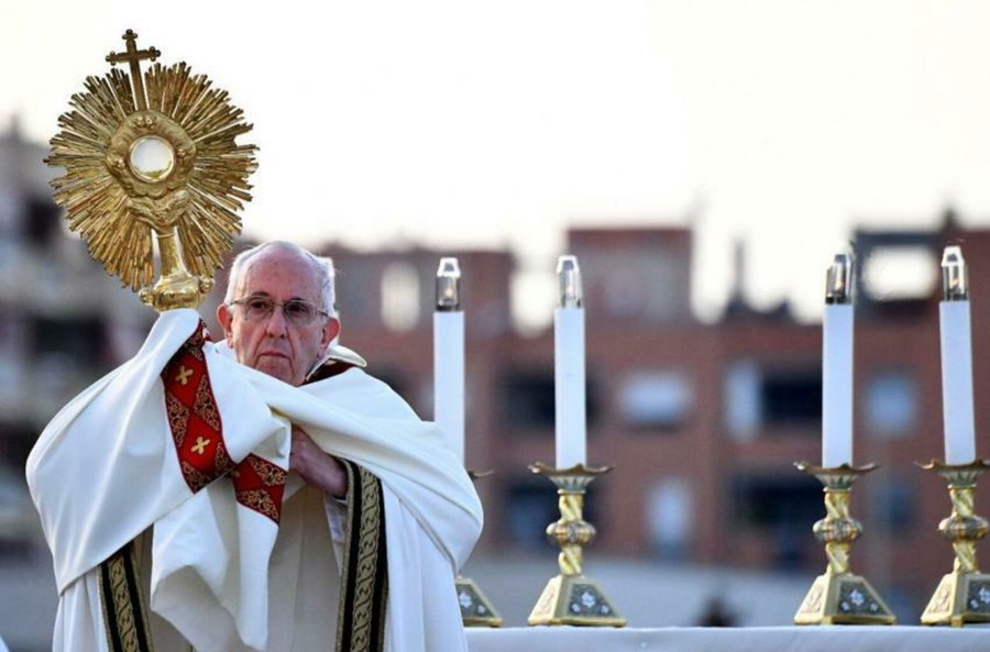 Papa celebra este domingo de Corpus Christi en la basílica de San Pedro
